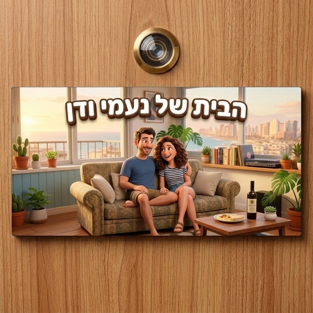 שלט על דלת
